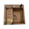 Cuba Gourmet Quadrada Aço Inox 304 Acessórios 44X44cm Rosê - Image 2