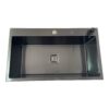 Cuba Gourmet Quadrada Grande Aço Inox 304 Preta 78x45cm - Image 5