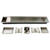 Calha Úmida Gourmet Canal Organizador Escorredor Inox 120cm - Image 7