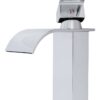 Torneira Banheiro Lavabo Monocomando Quadrada Cascata Luxo - Image 5