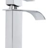 Torneira Banheiro Lavabo Monocomando Quadrada Cascata Luxo - Image 4