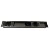 Calha Canal Organizador Escorredor Embutir Úmida 120cm Preta