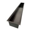 Calha Canal Organizador Escorredor Embutir Úmida 120cm Preta - Image 6
