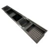 Calha Canal Organizador Escorredor Embutir Úmida 120cm Preta - Image 5