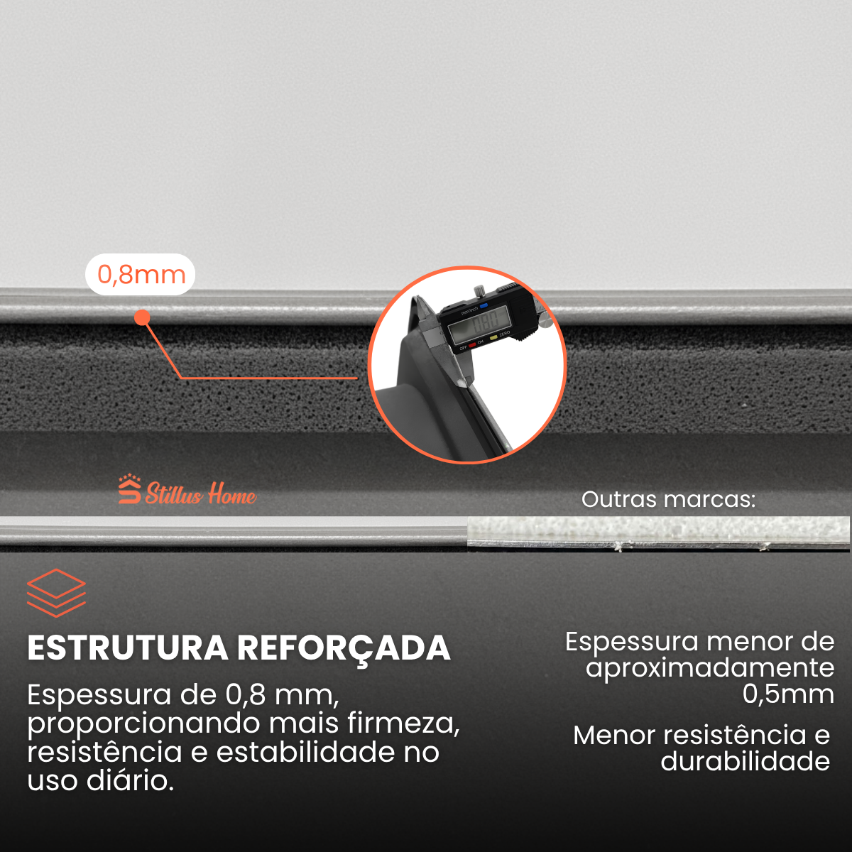 Cuba Cozinha Gourmet 78x43 Aço inox 304 - Imagem 11