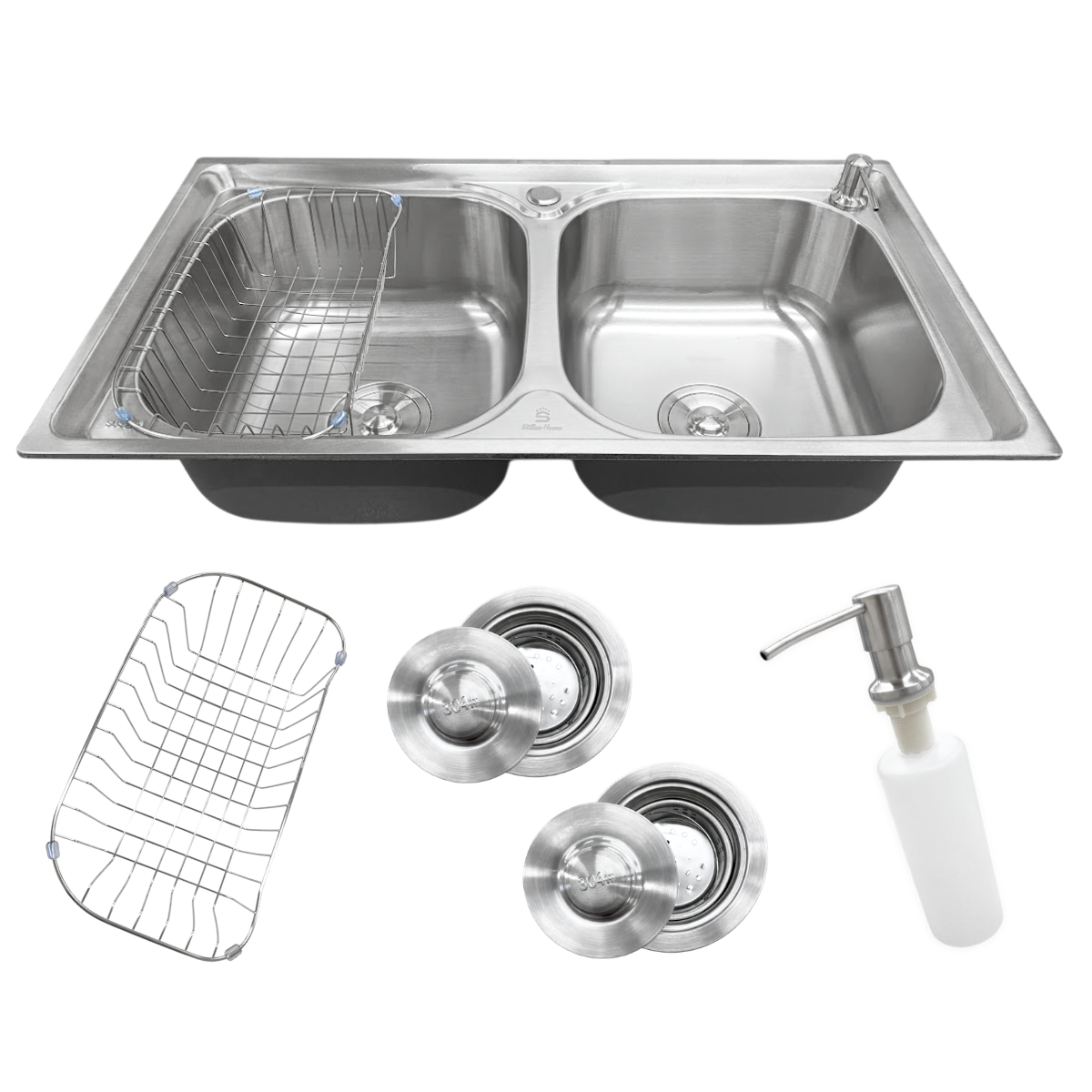 Cuba Cozinha Gourmet 78x43 Aço inox 304