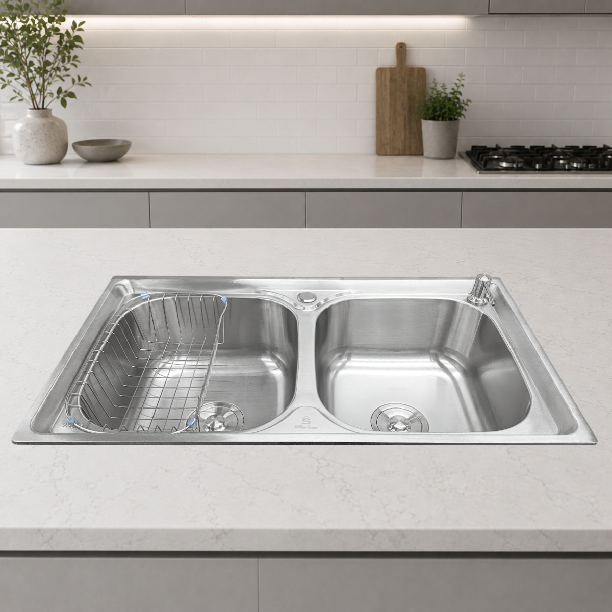 Cuba Cozinha Gourmet 78x43 Aço inox 304 - Imagem 2