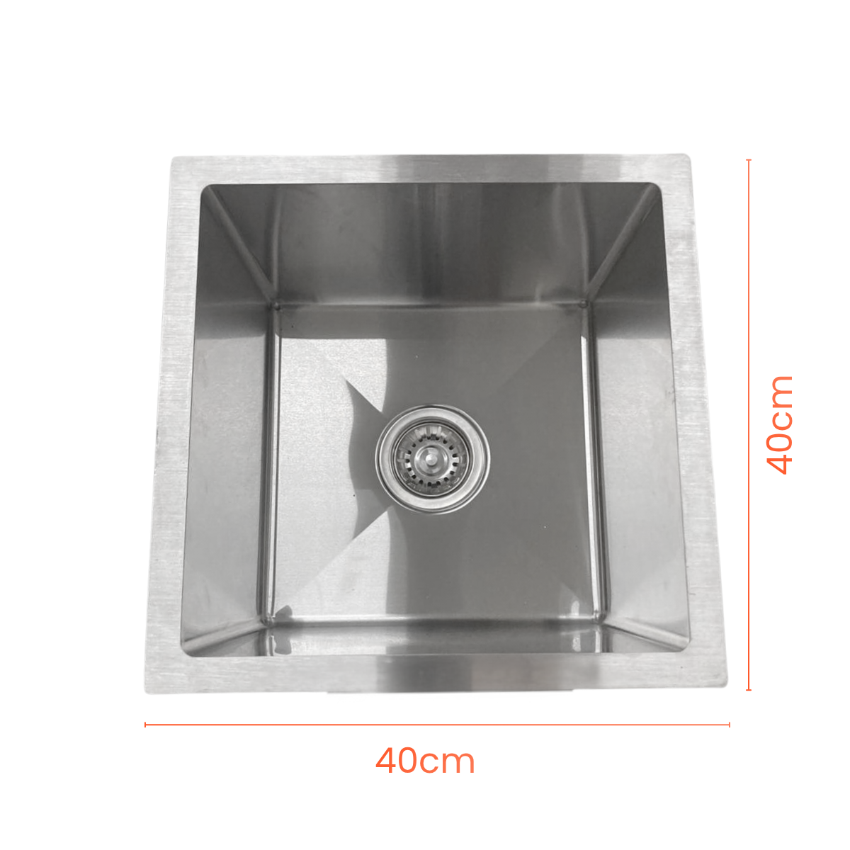 Cuba Gourmet Quadrada Aço Inox 304 Escovada 44x44 Acessórios - Imagem 4