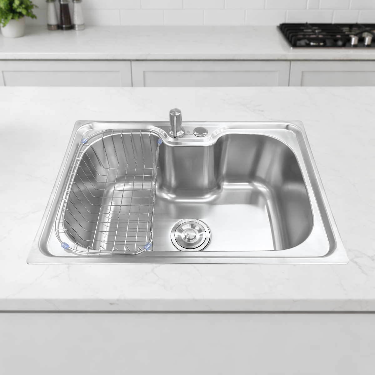 Cuba Cozinha Gourmet 60x42 Aço inox 201 - Imagem 2